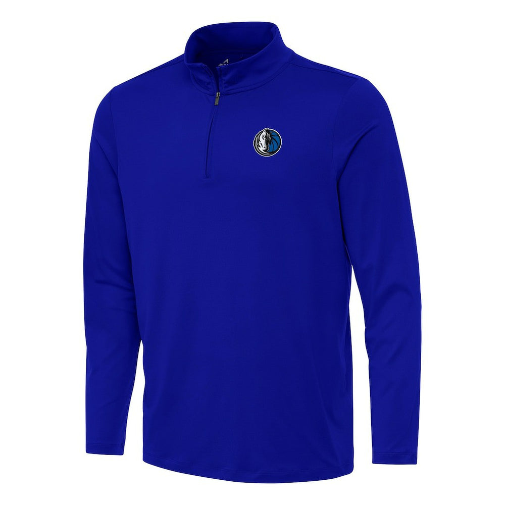 NBA - Dallas Mavericks Antigua Reprocess Quarter-Zip Top - Blue