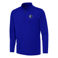 NBA - Dallas Mavericks Antigua Reprocess Quarter-Zip Top - Blue