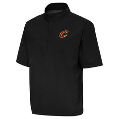 NBA - Cleveland Cavaliers Antigua Brisk Quarter-Zip Windbreaker - Black