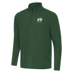 NBA - Boston Celtics Antigua Intent Quarter-Zip Top - Hunter Green