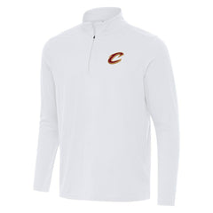 NBA - Cleveland Cavaliers Antigua Intent Quarter-Zip Top - White