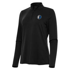 NBA - Dallas Mavericks Antigua Women's Reprocess Quarter-Zip Top - Black