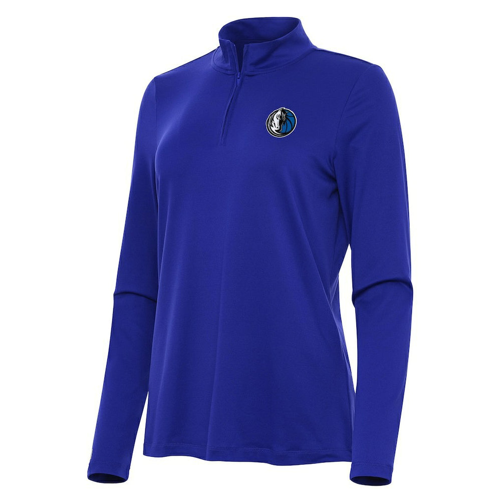 NBA - Dallas Mavericks Antigua Women's Reprocess Quarter-Zip Top - Blue