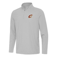 NBA - Cleveland Cavaliers Antigua Twine Quarter-Zip Top - Gray