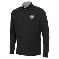 NBA - Boston Celtics Antigua Content Quarter-Zip Top - Black/Gray