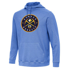 NBA - Denver Nuggets Antigua Cloud Pullover Hoodie - Heather Blue