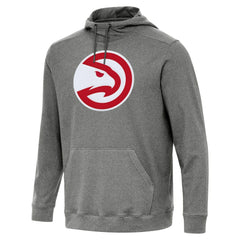 NBA - Atlanta Hawks Antigua Cloud Pullover Hoodie - Heather Black