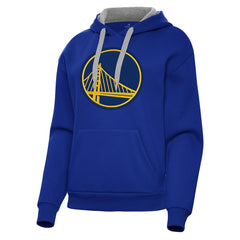 NBA - Golden State Warriors Antigua Women's Victory Pullover Hoodie - Royal
