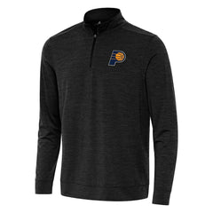 NBA - Indiana Pacers Antigua Bright Quarter-Zip Top - Heather Black