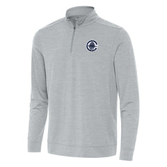 NBA - LA Clippers Antigua Bright Quarter-Zip Top - Heather Gray