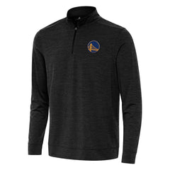 NBA - Golden State Warriors Antigua Bright Quarter-Zip Top - Heather Black