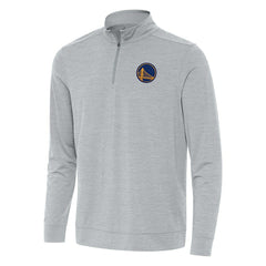NBA - Golden State Warriors Antigua Bright Quarter-Zip Top - Heather Gray