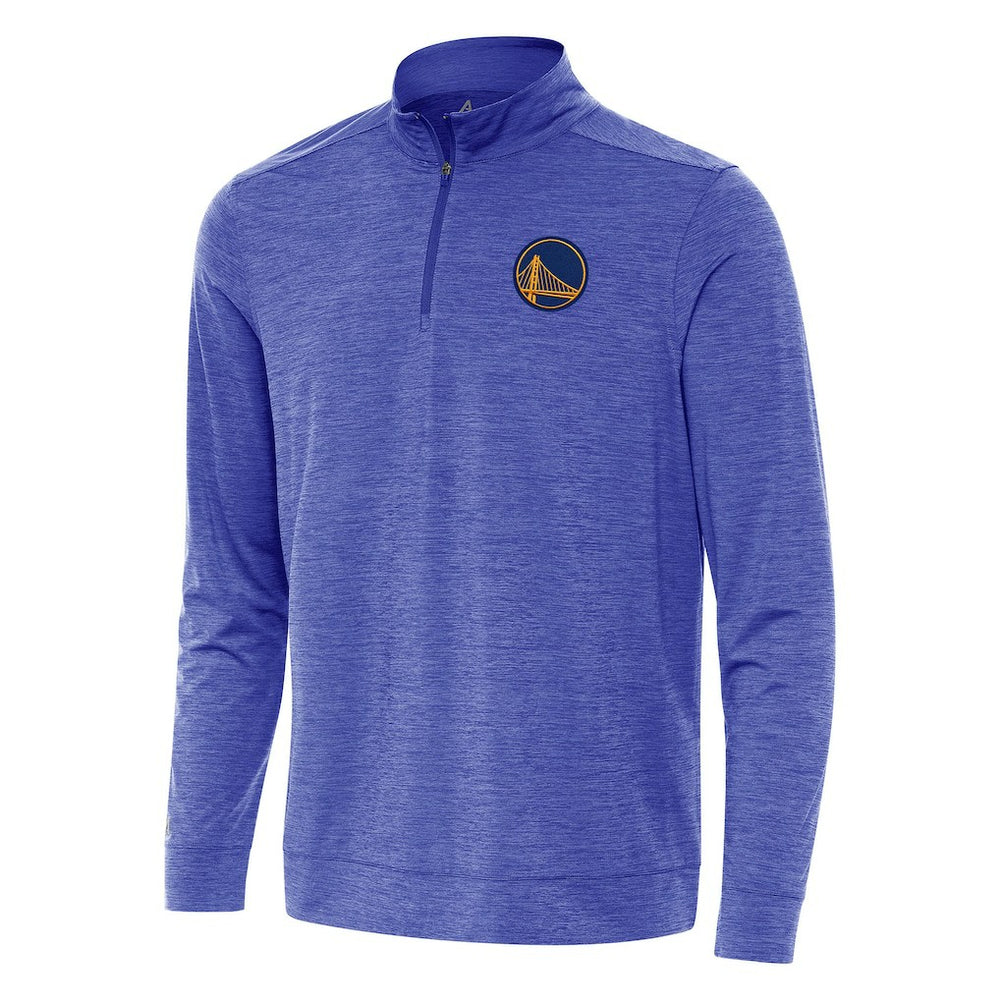 NBA - Golden State Warriors Antigua Bright Quarter-Zip Top - Heather Royal
