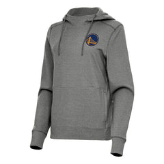 NBA - Golden State Warriors Antigua Women's Justice Pullover Hoodie - Heather Charcoal