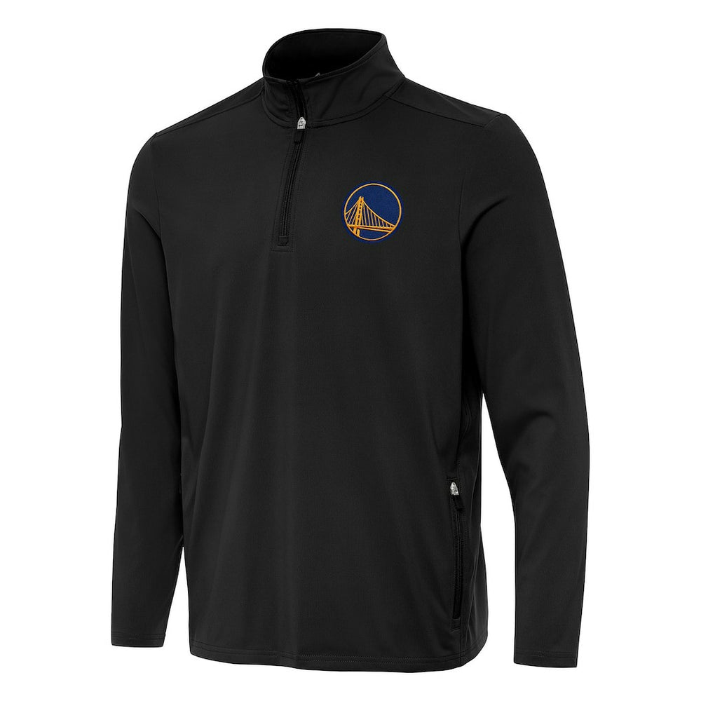 NBA - Golden State Warriors Antigua Perilous Quarter-Zip Sweatshirt - Black