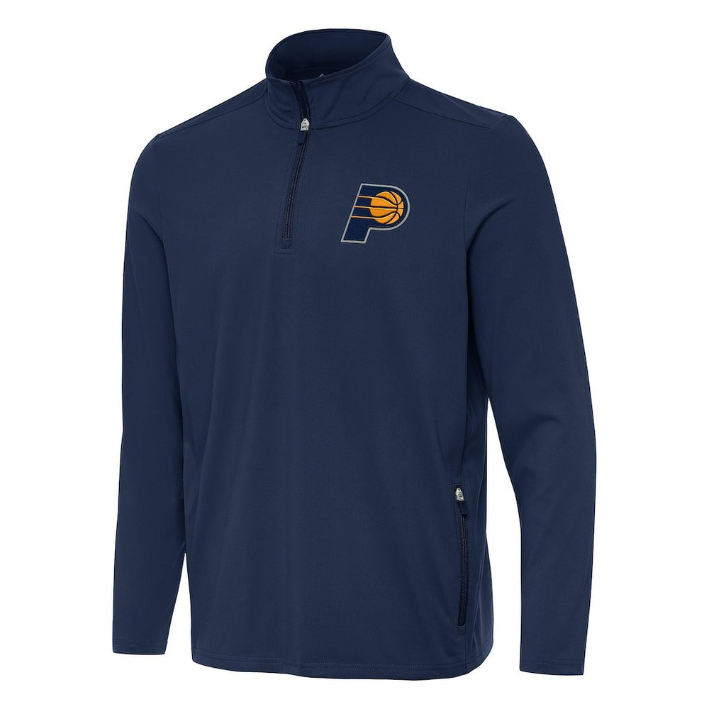 NBA - Indiana Pacers Antigua Perilous Quarter-Zip Sweatshirt - Navy