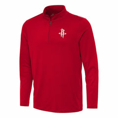 NBA - Houston Rockets Antigua Reprocess Quarter-Zip Top - Red