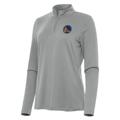 NBA - Golden State Warriors Antigua Women's Reprocess Quarter-Zip Top - Gray