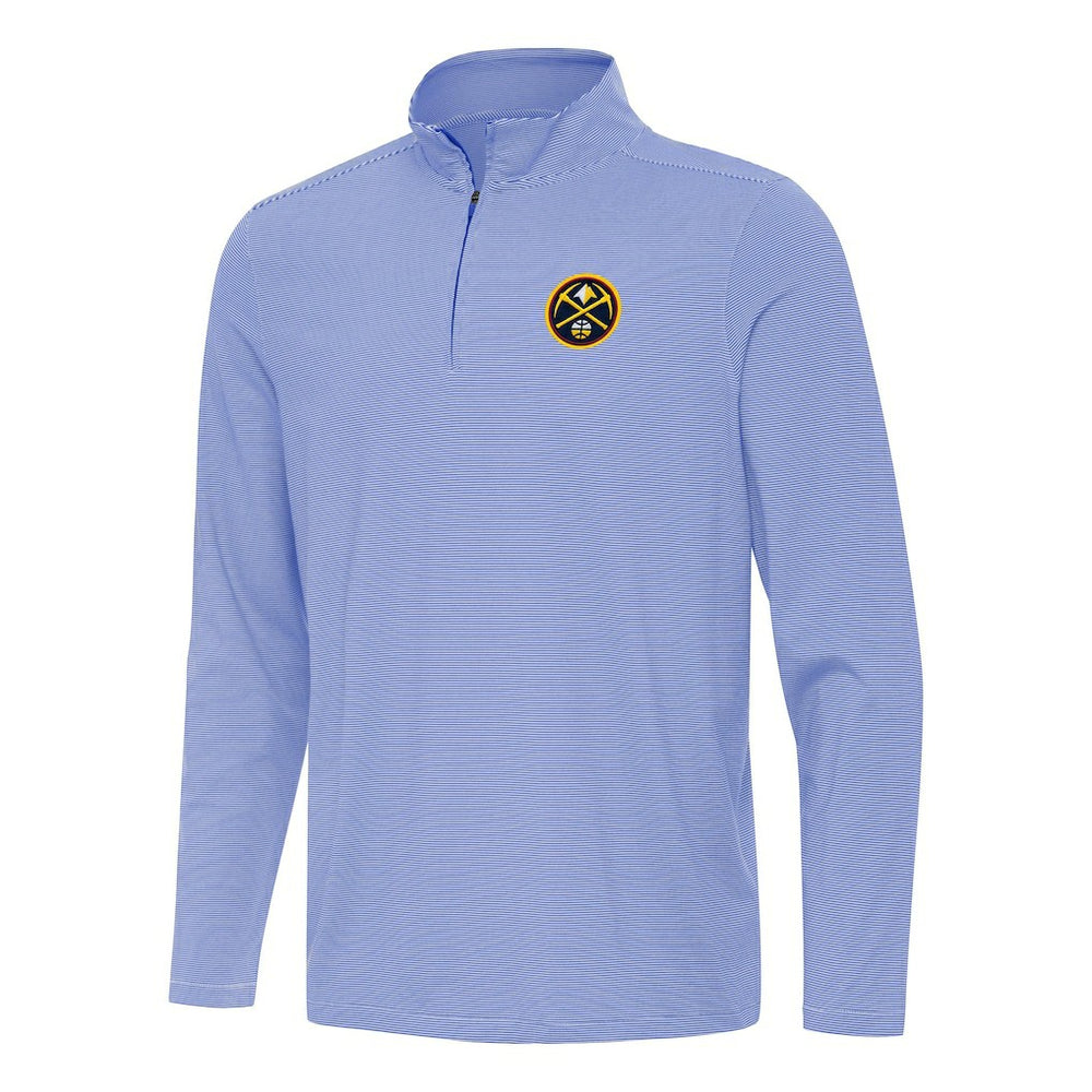 NBA - Denver Nuggets Antigua Twine Quarter-Zip Top - Royal