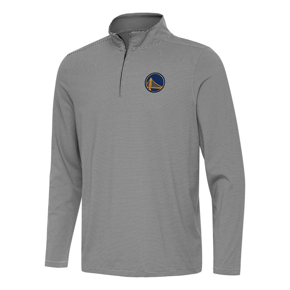 NBA - Golden State Warriors Antigua Twine Quarter-Zip Top - Black