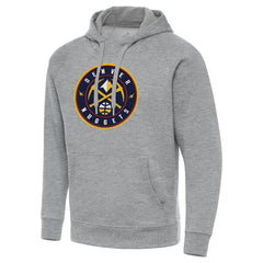 NBA - Denver Nuggets Antigua Big & Tall Victory Raglan Pullover Hoodie - Heather Gray