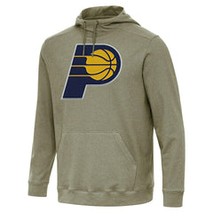 NBA - Indiana Pacers Antigua Cloud Pullover Hoodie - Heather Olive