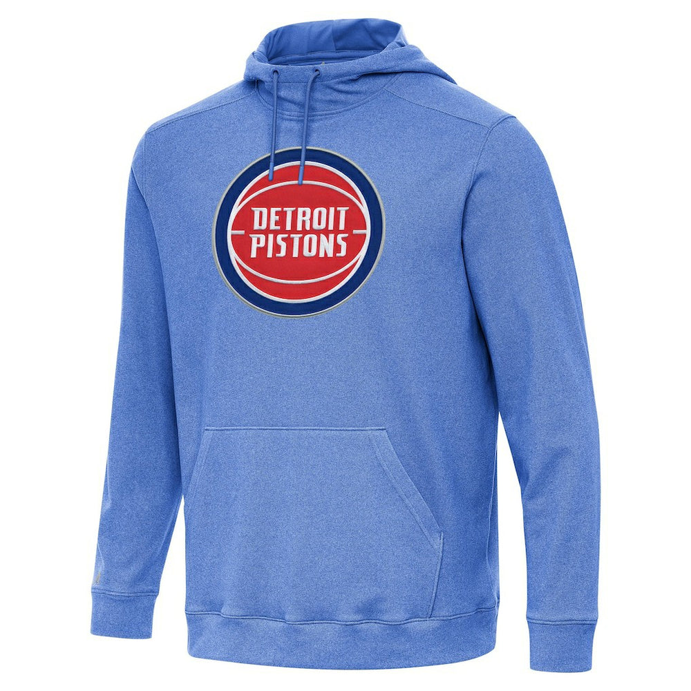 NBA - Detroit Pistons Antigua Cloud Pullover Hoodie - Heather Blue