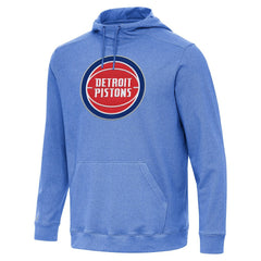 NBA - Detroit Pistons Antigua Cloud Pullover Hoodie - Heather Blue