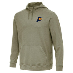 NBA - Indiana Pacers Antigua Cloud Pullover Hoodie - Heather Olive