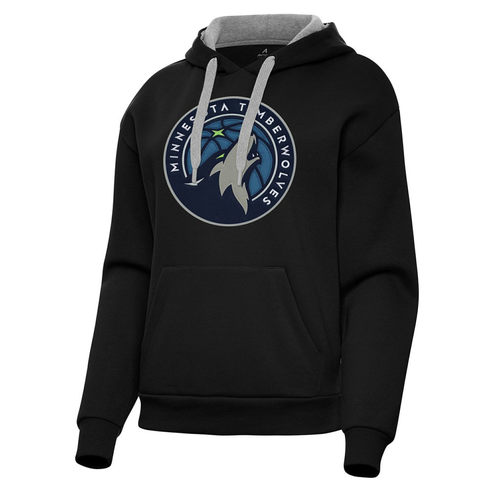 NBA - Minnesota Timberwolves Antigua Women's Victory Pullover Hoodie - Black