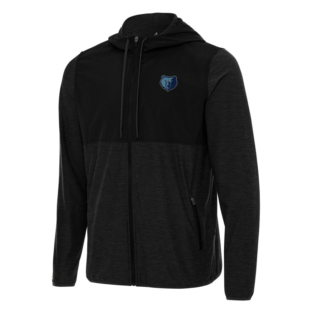 NBA - Memphis Grizzlies Antigua Sway Full-Zip Hoodie Jacket - Black