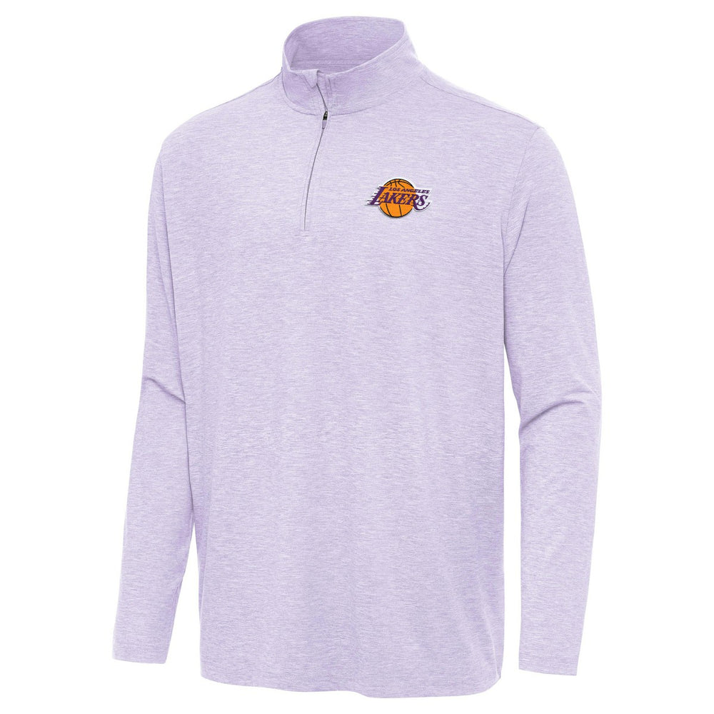 NBA - Los Angeles Lakers Antigua Hunk Quarter-Zip Top - Lavender