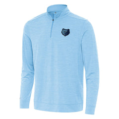 NBA - Memphis Grizzlies Antigua Bright Quarter-Zip Top - Light Blue