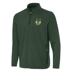 NBA - Milwaukee Bucks Antigua Perilous Quarter-Zip Sweatshirt - Hunter Green