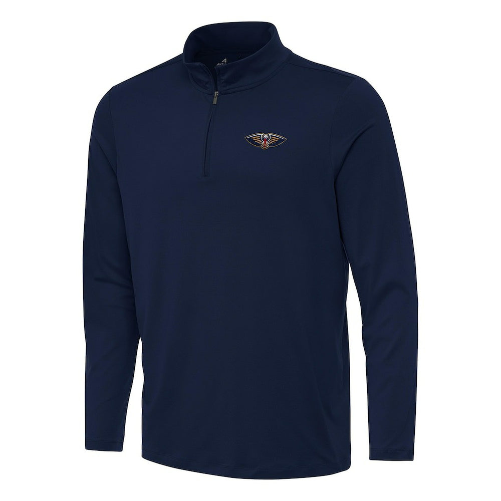 NBA - New Orleans Pelicans Antigua Reprocess Quarter-Zip Top - Navy