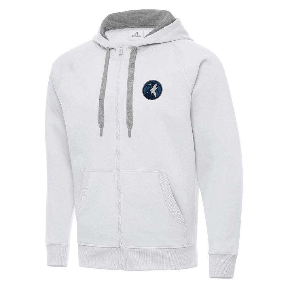 NBA - Minnesota Timberwolves Antigua Big & Tall Victory Full-Zip Hoodie Jacket - White