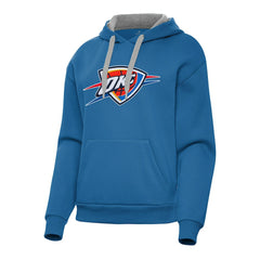 NBA - Oklahoma City Thunder Antigua Women's Victory Pullover Hoodie - Blue