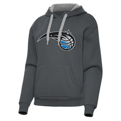 NBA - Orlando Magic Antigua Women's Victory Pullover Hoodie - Charcoal