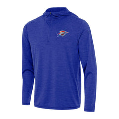 NBA - Oklahoma City Thunder Antigua Tidy Quarter-Zip Hoodie - Heather Royal