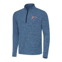 NBA - Oklahoma City Thunder Antigua Cause Quarter-Zip Top - Heather Navy