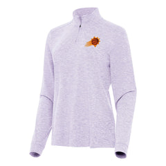 NBA - Phoenix Suns Antigua Women's Mentor Quarter-Zip Mock Long Sleeve Top - Lavender