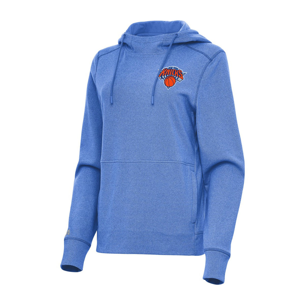 NBA - New York Knicks Antigua Women's Justice Pullover Hoodie - Heather Blue