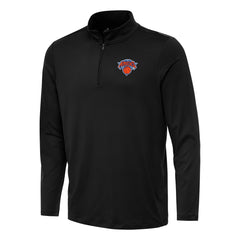 NBA - New York Knicks Antigua Reprocess Quarter-Zip Top - Black