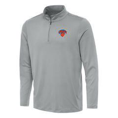 NBA - New York Knicks Antigua Reprocess Quarter-Zip Top - Gray