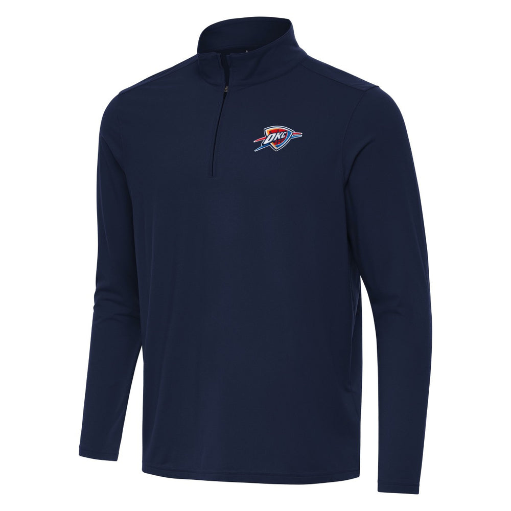 NBA - Oklahoma City Thunder Antigua Intent Quarter-Zip Top - Navy