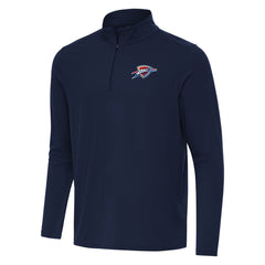 NBA - Oklahoma City Thunder Antigua Intent Quarter-Zip Top - Navy