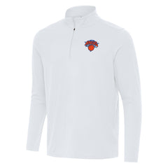 NBA - New York Knicks Antigua Intent Quarter-Zip Top - White