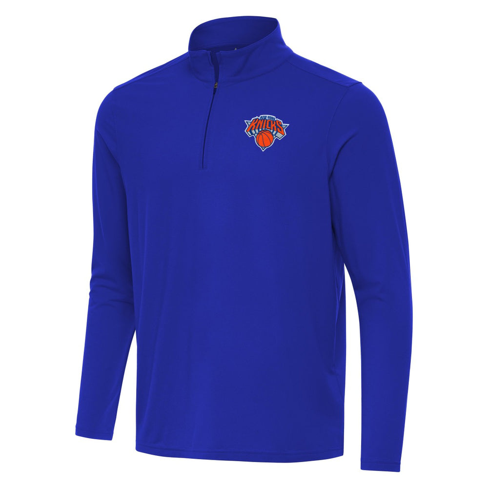 NBA - New York Knicks Antigua Intent Quarter-Zip Top - Royal