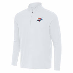 NBA - Oklahoma City Thunder Antigua Intent Quarter-Zip Top - White