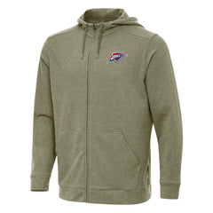NBA - Oklahoma City Thunder Antigua Effortless Full-Zip Hoodie Jacket - Olive